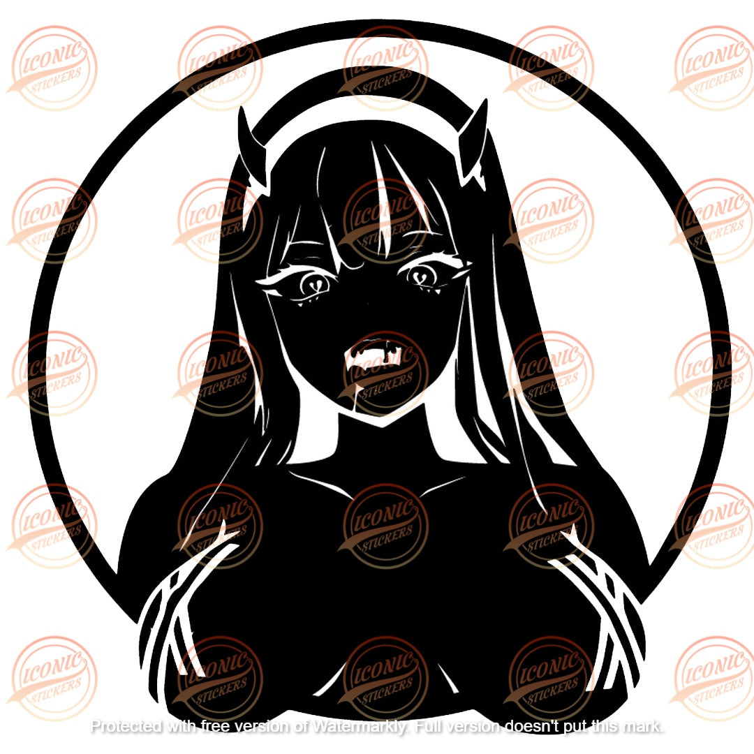 Sticker JDM Girl v9