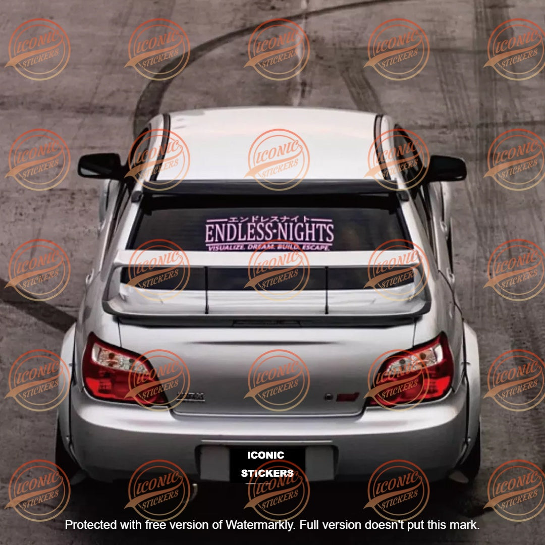 Sticker Endless night