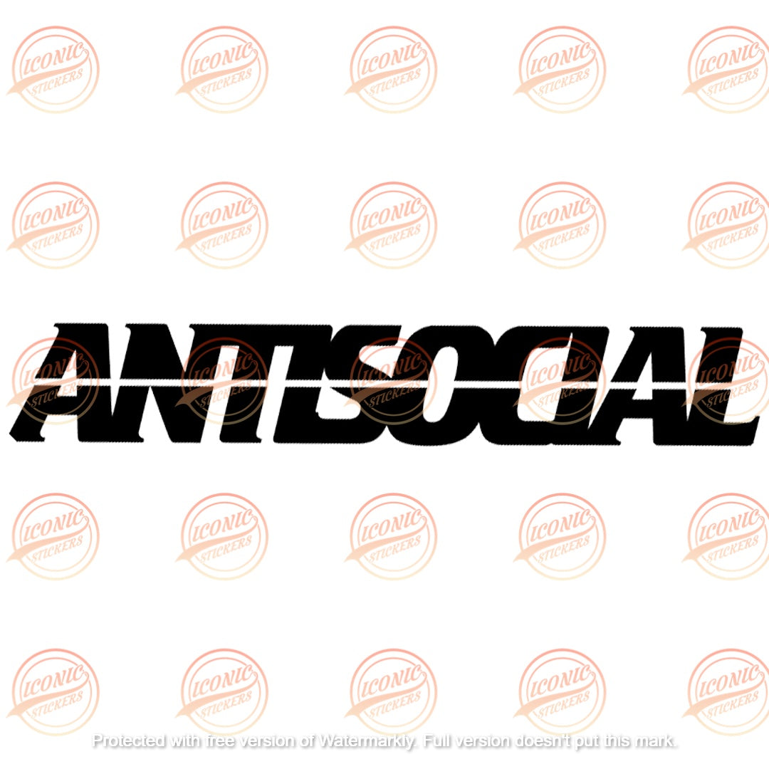 Sticker Antisocial v3