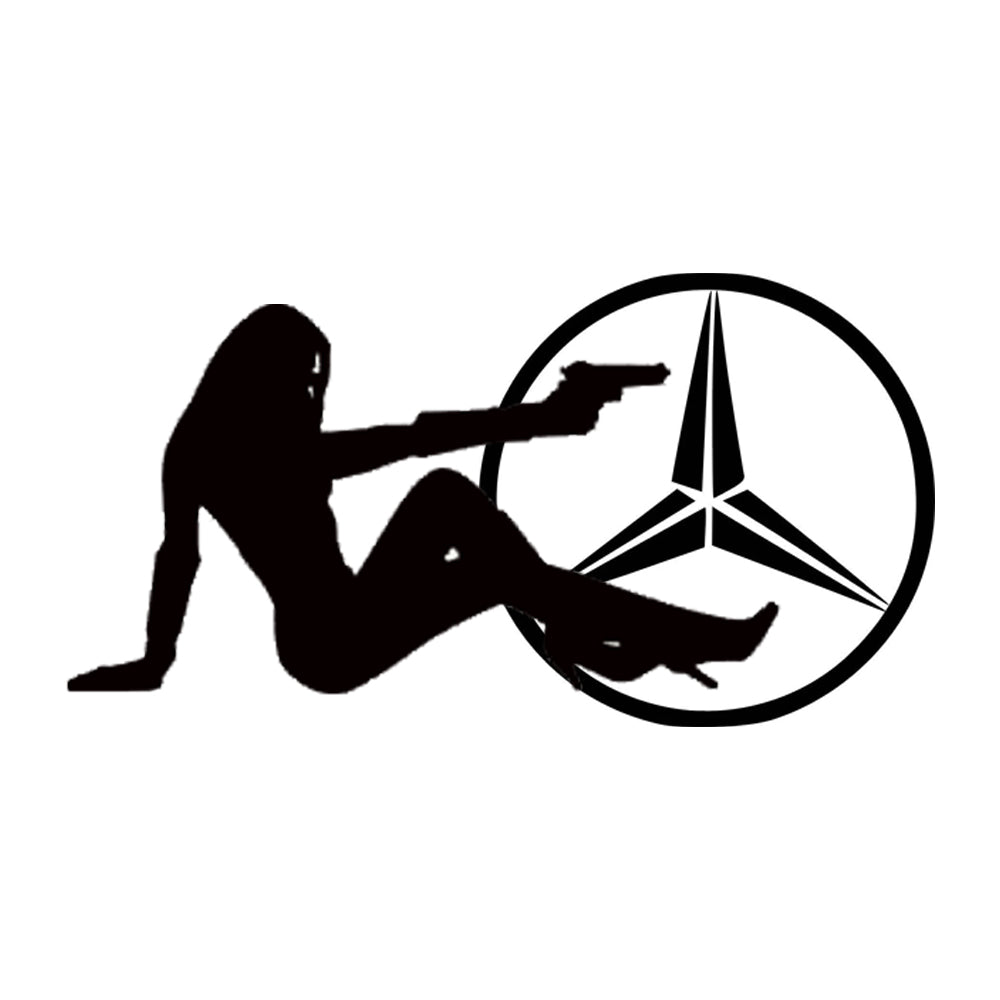 Sticker Mercedes girl v3