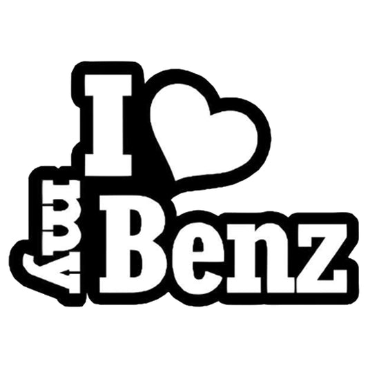 Sticker i love my Benz