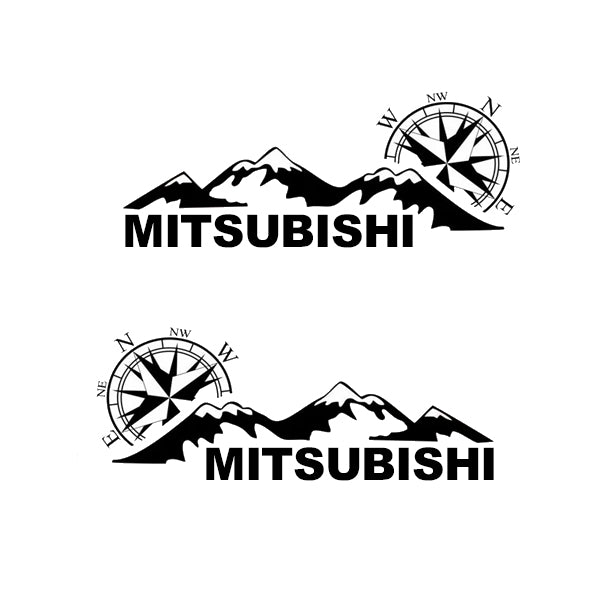 Set Stickere Mitsubishi – Stickere Auto – Off Road