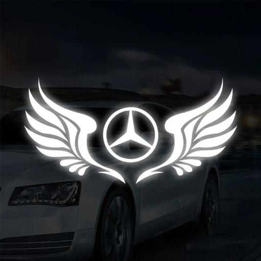 Sticker Reflectorizant Mercedes Wings