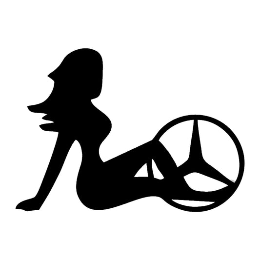 Sticker Mercedes girl v2