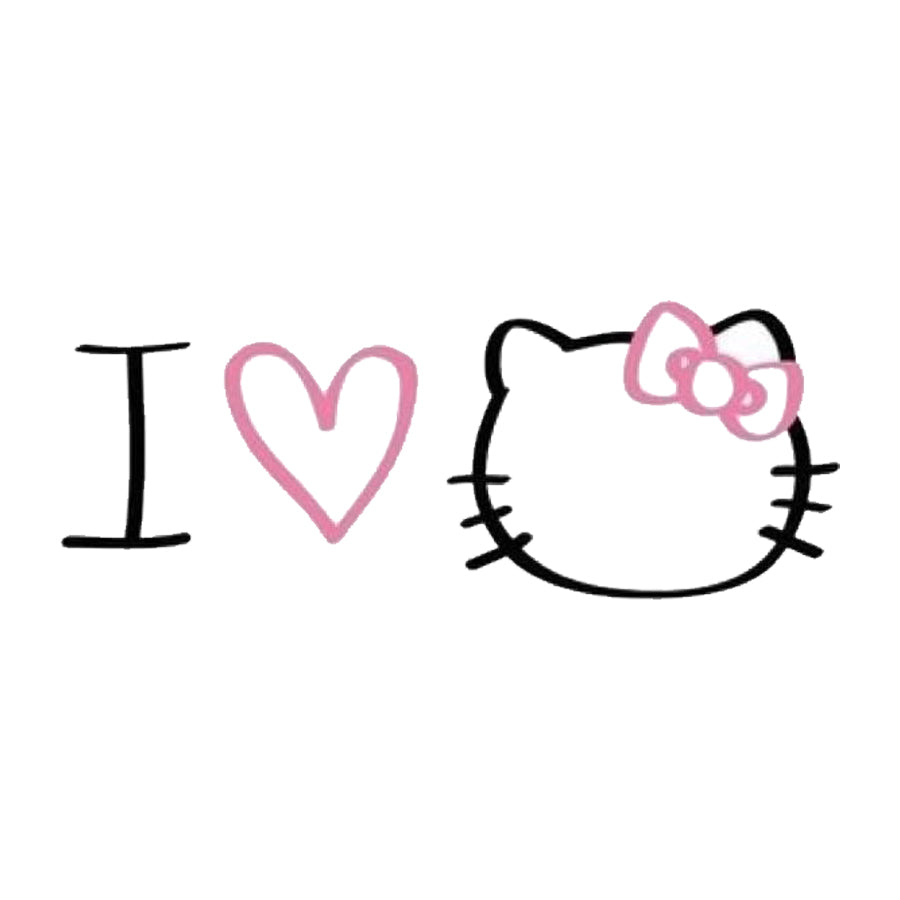 Sticker I Love Kitty