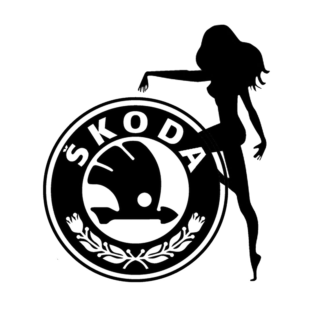 Sticker Skoda Girl