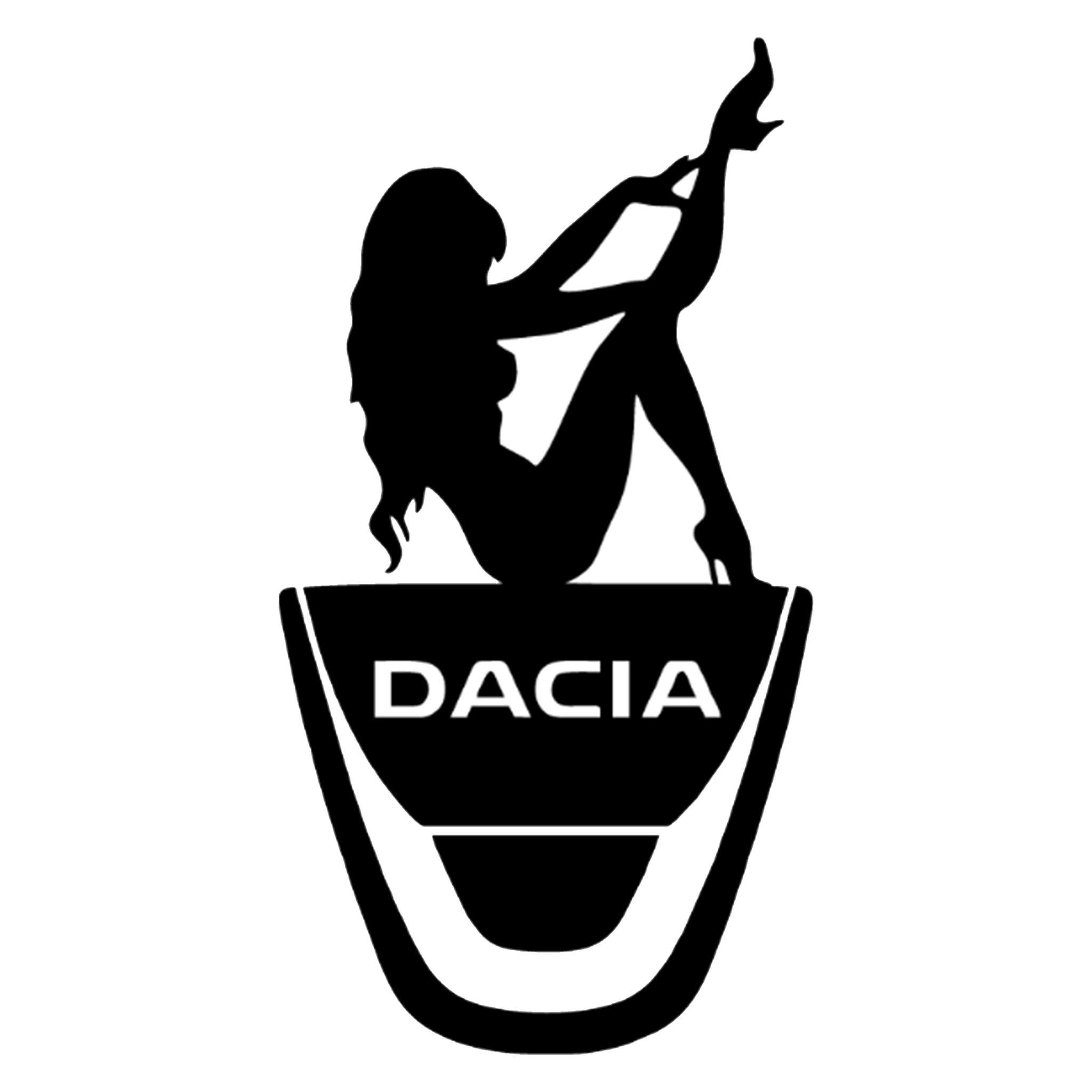 Sticker Dacia Girl