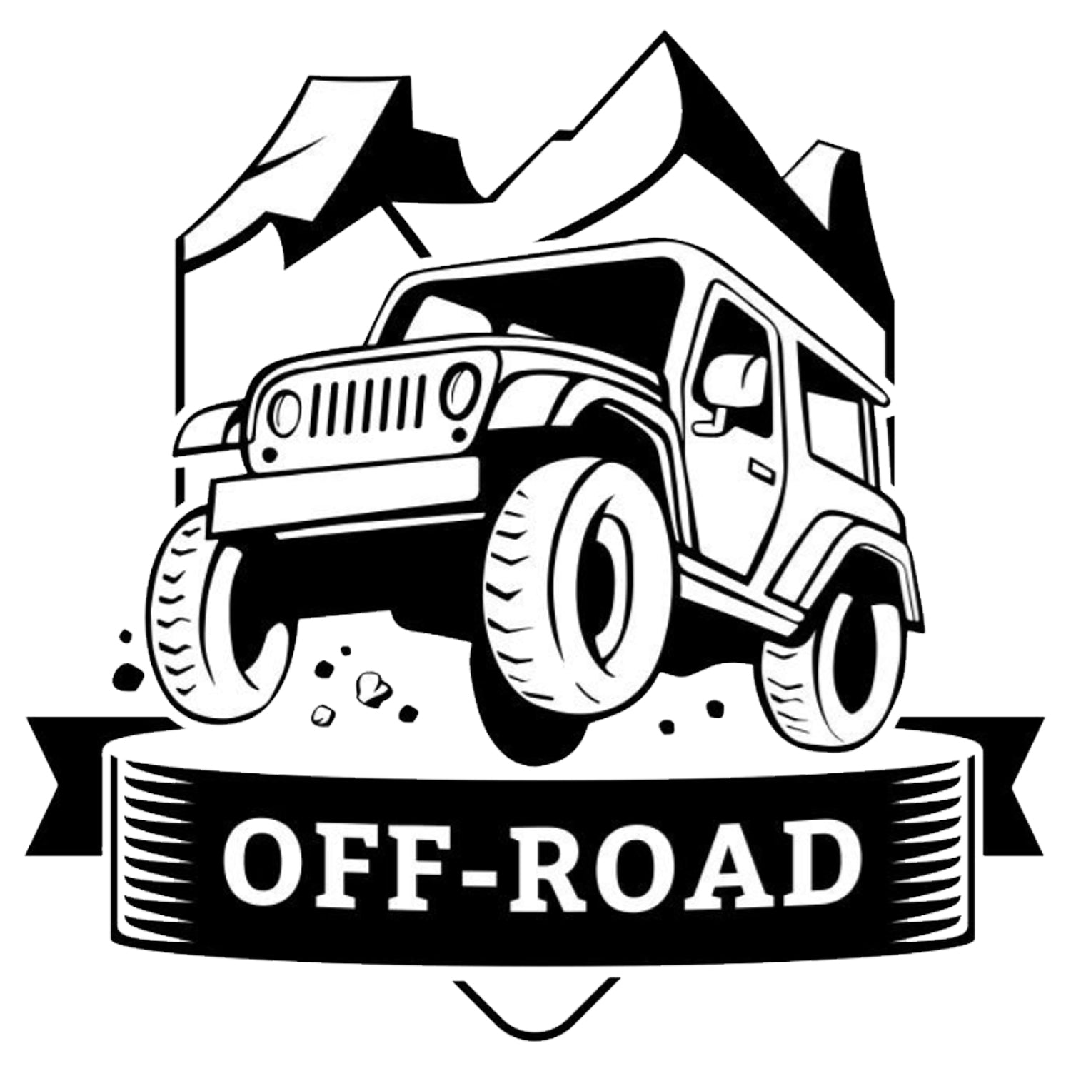 Sticker Off Road Jeep