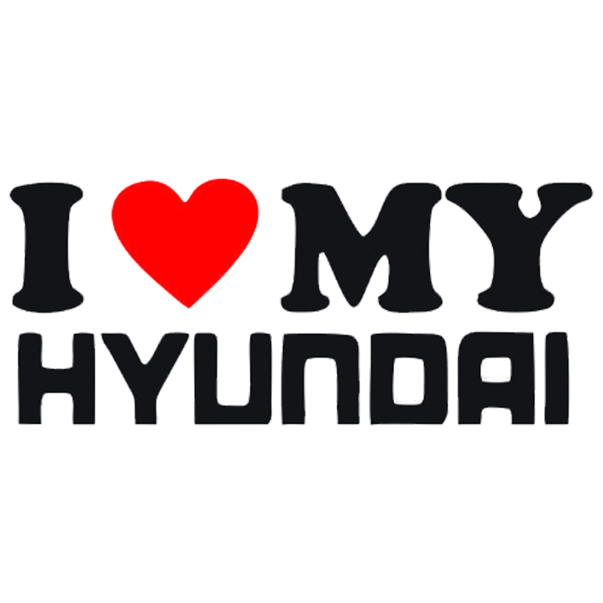 Sticker I Love My Hyundai
