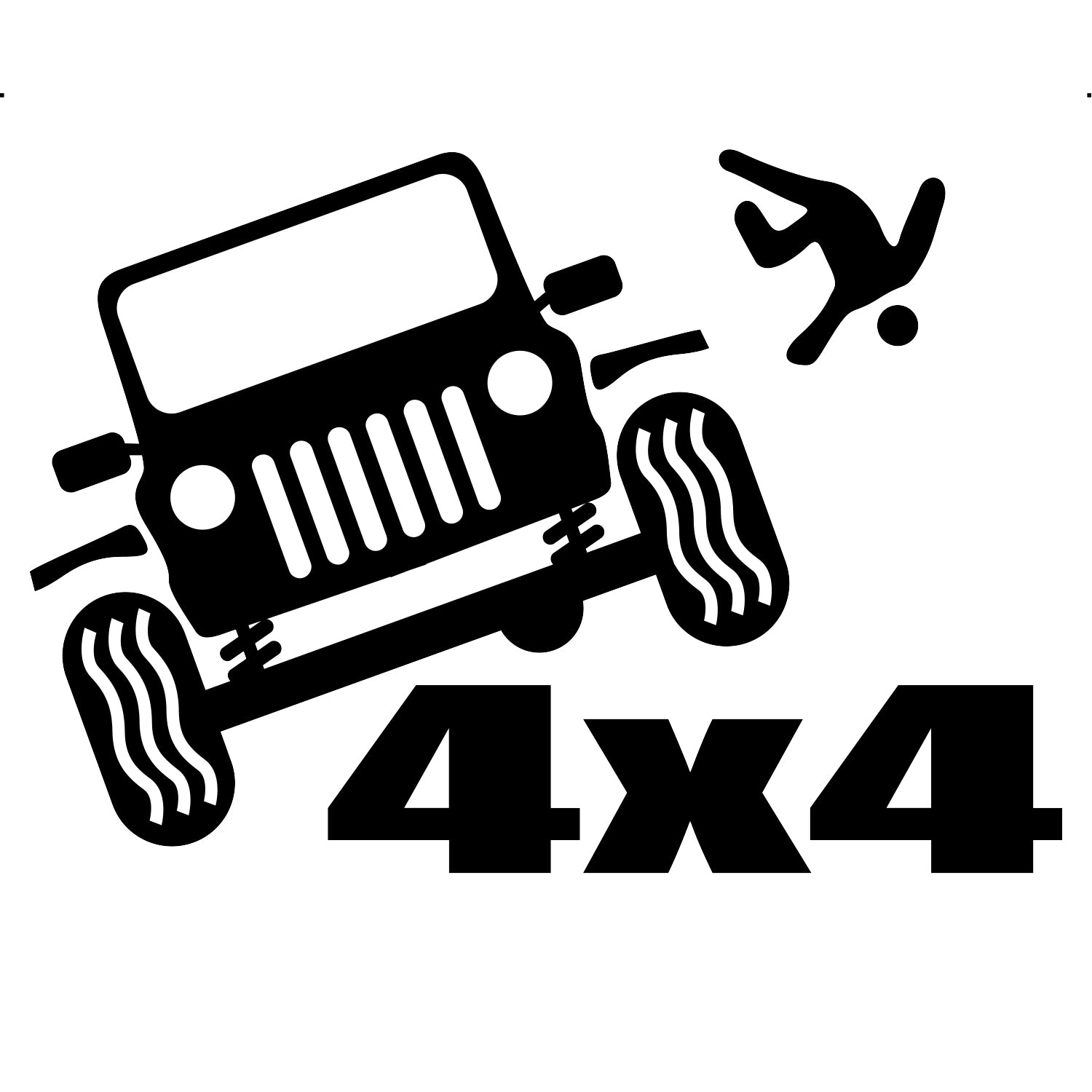 Sticker 4X4