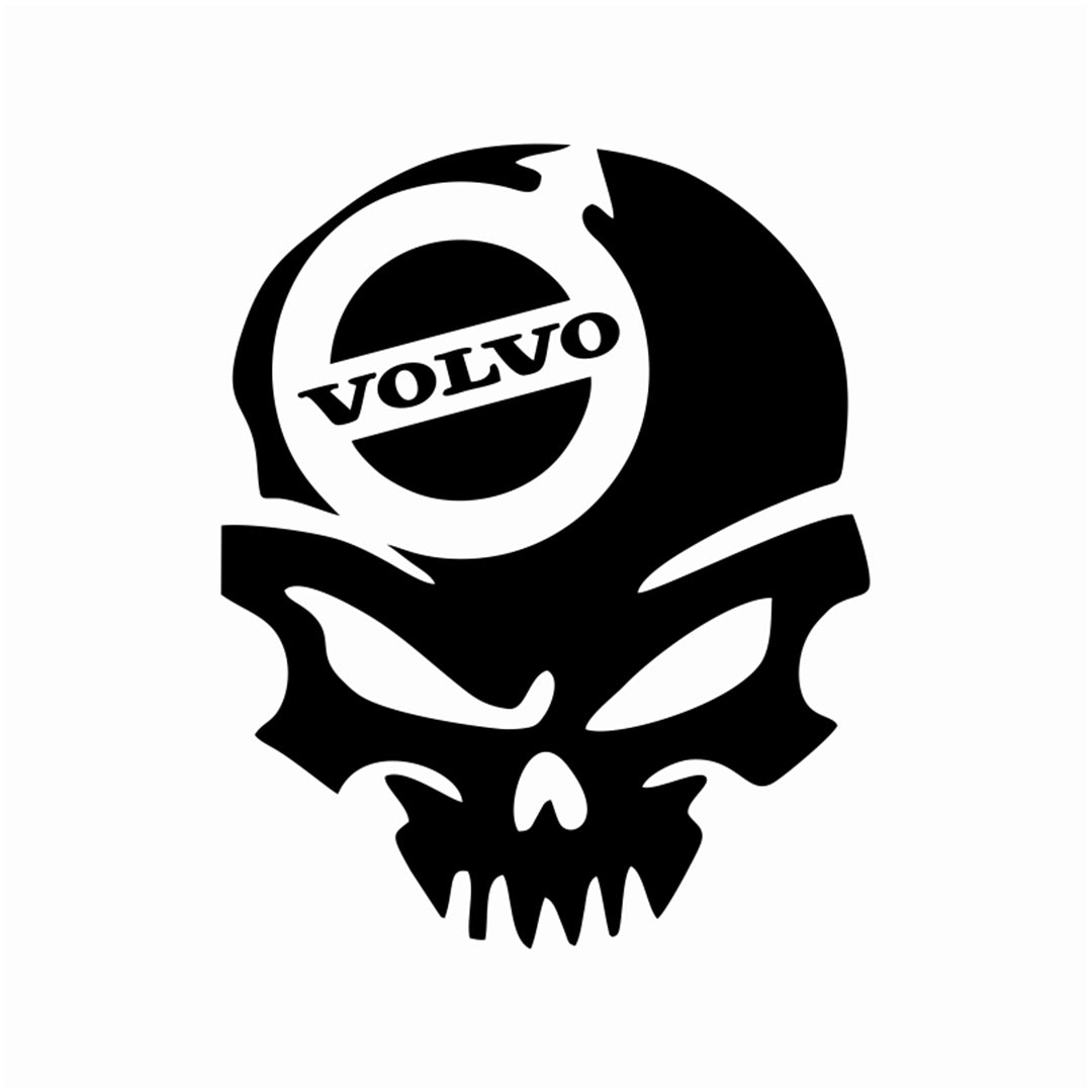 Sticker Skull Volvo