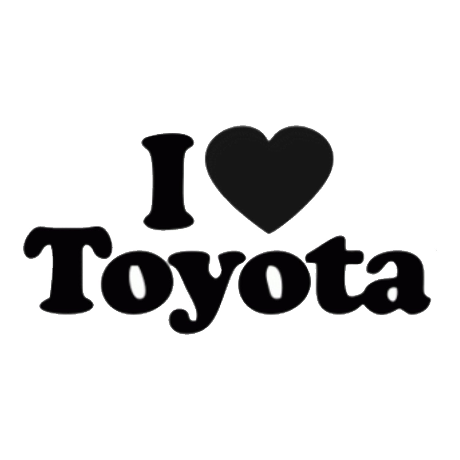 Sticker I Love Toyota