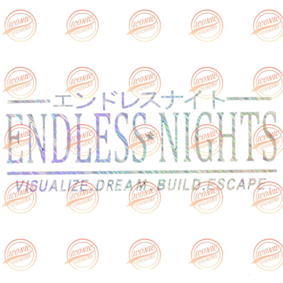 Sticker Endless Night