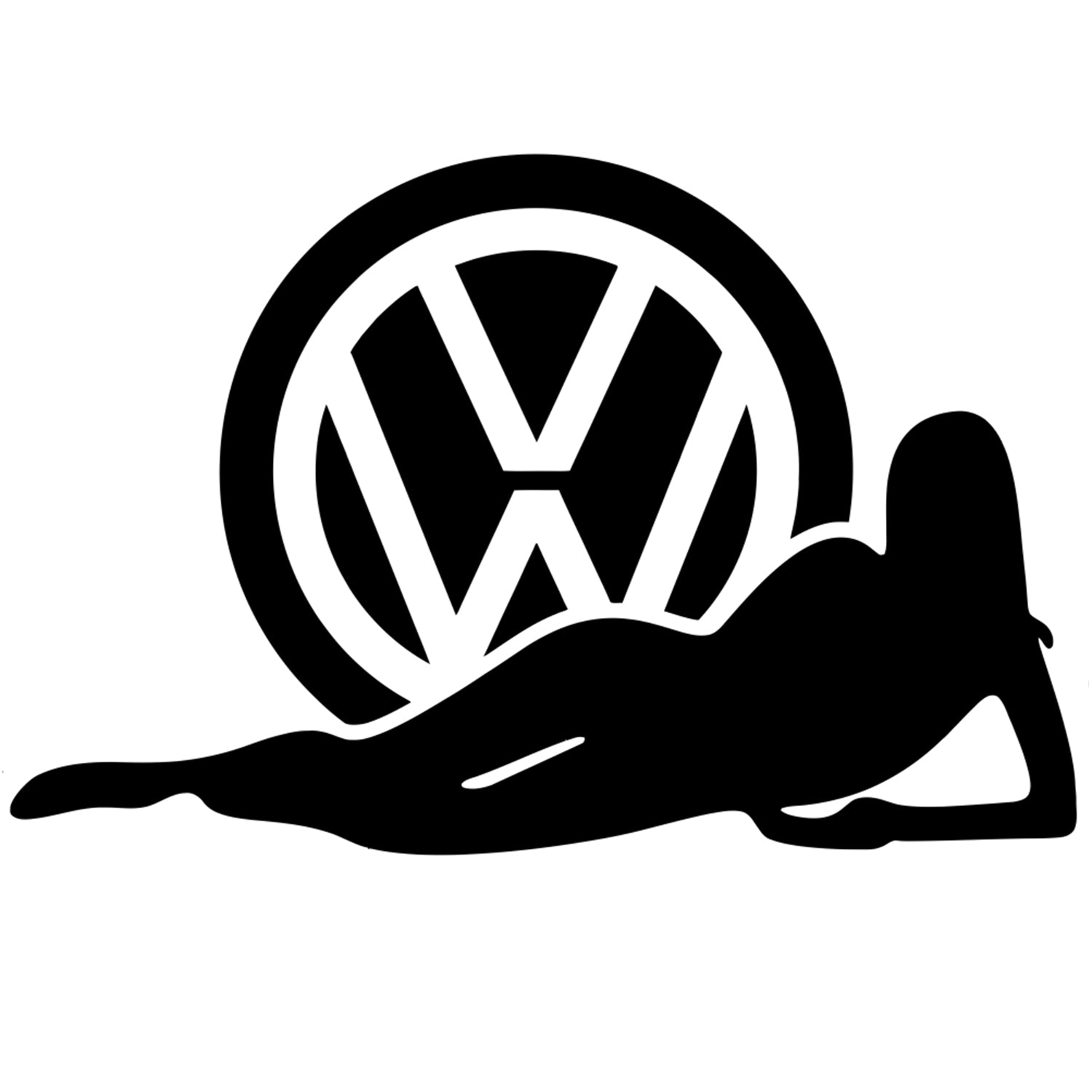 Sticker VW Girl