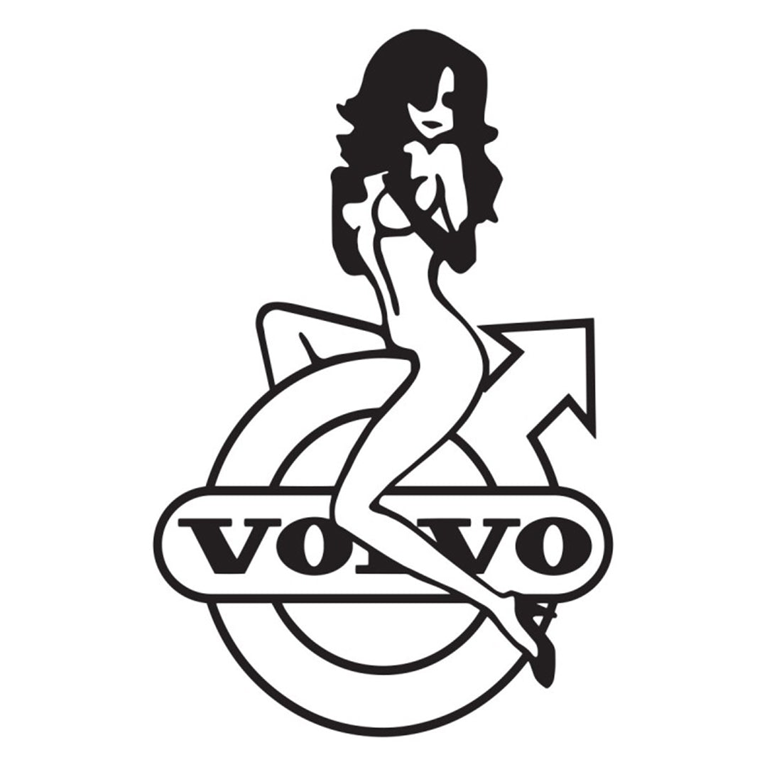 Sticker Volvo Girl