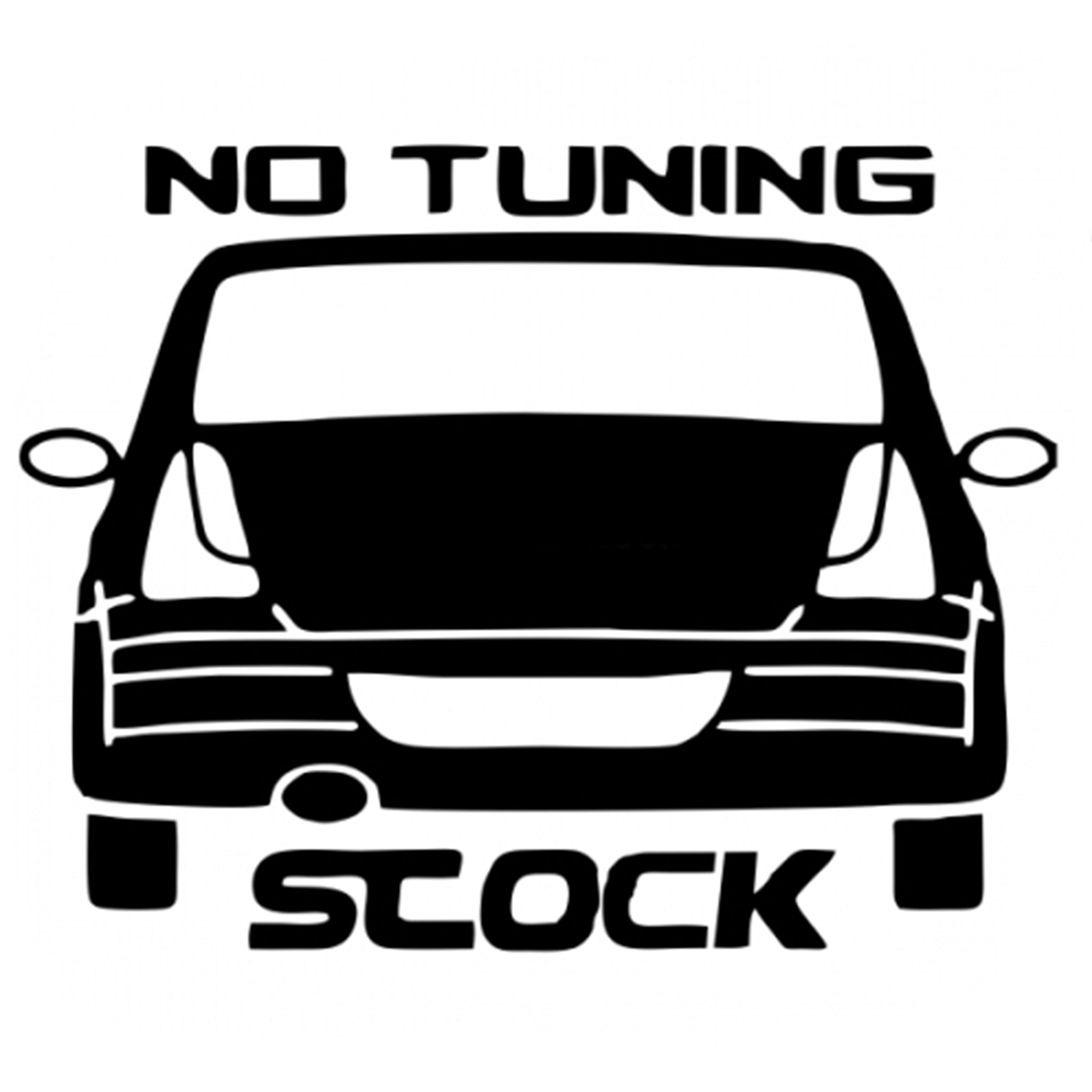 Sticker No Tuning - Stock Dacia