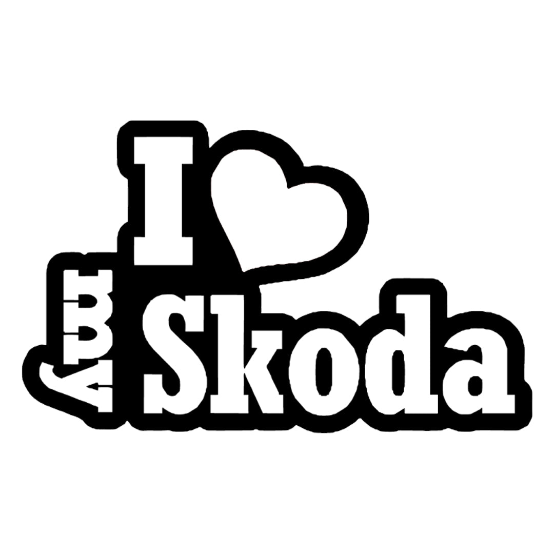 Sticker I Love My Skoda