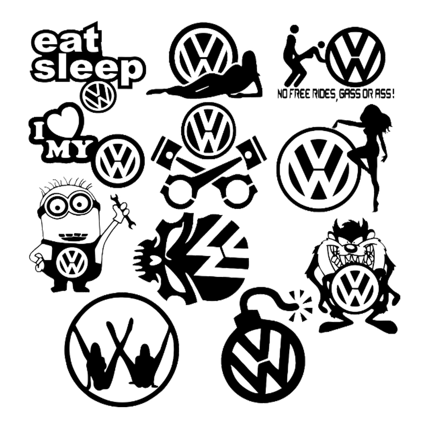 Stickere  StartPack Passion VW