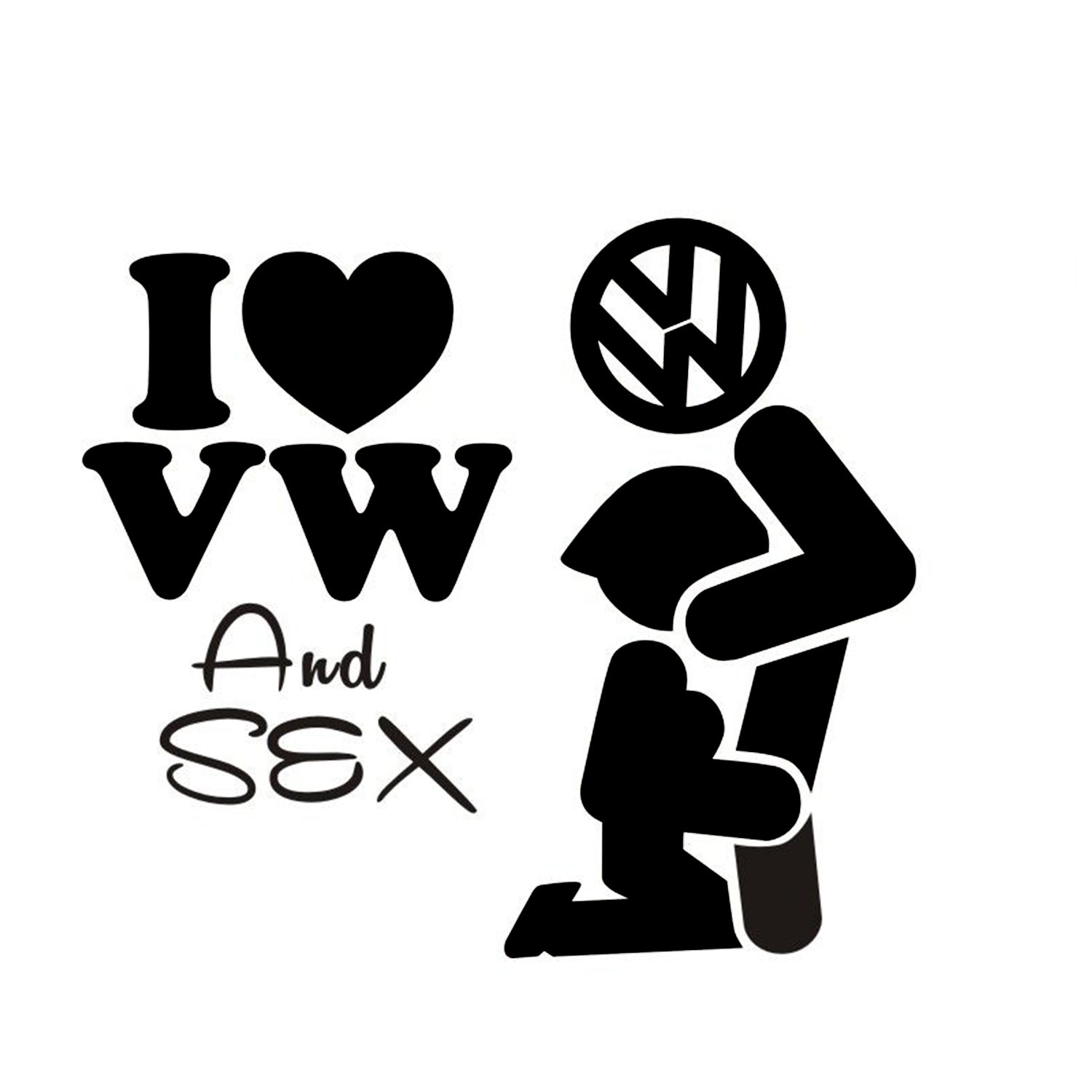 Sticker VW And Sex
