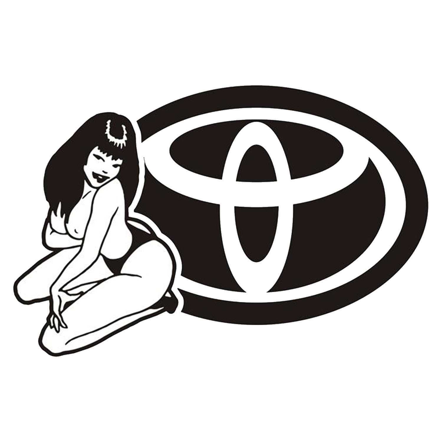 Sticker Toyota Girl V2