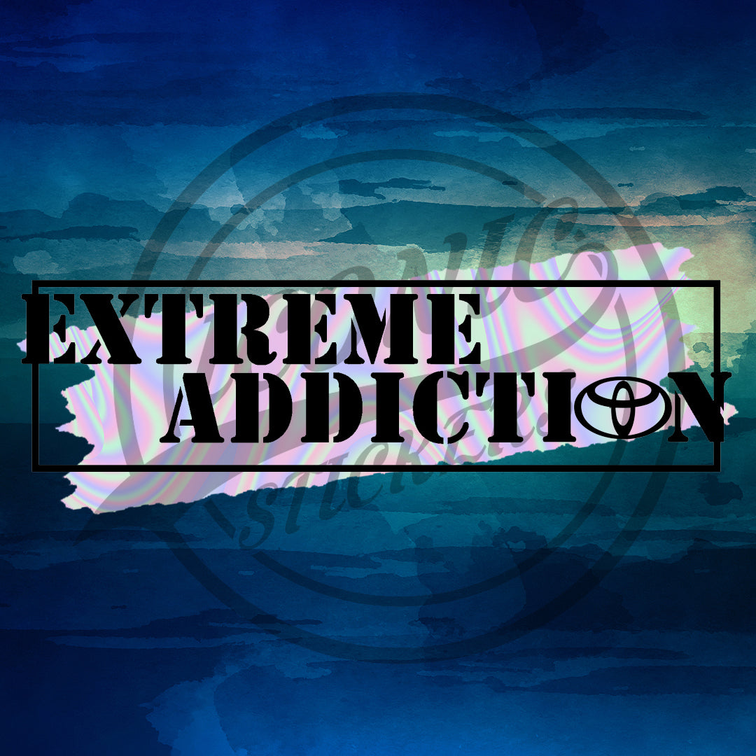 Sticker Extreme Addiction Toyota