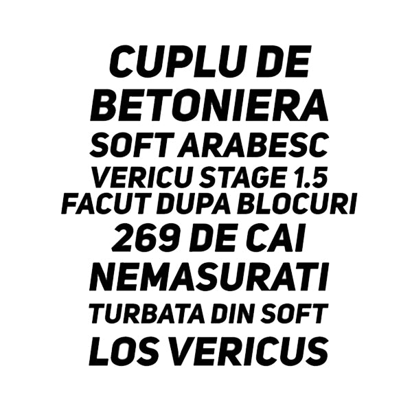 SET CUPLU DE BETONIERA - Iconic Stickers