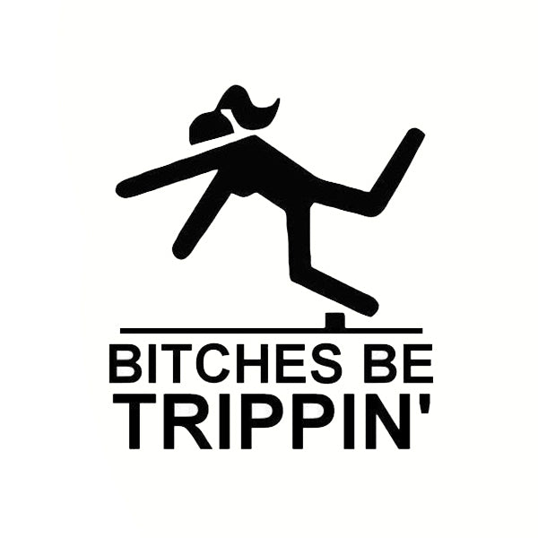 BE TRIPPIN` - Iconic Stickers