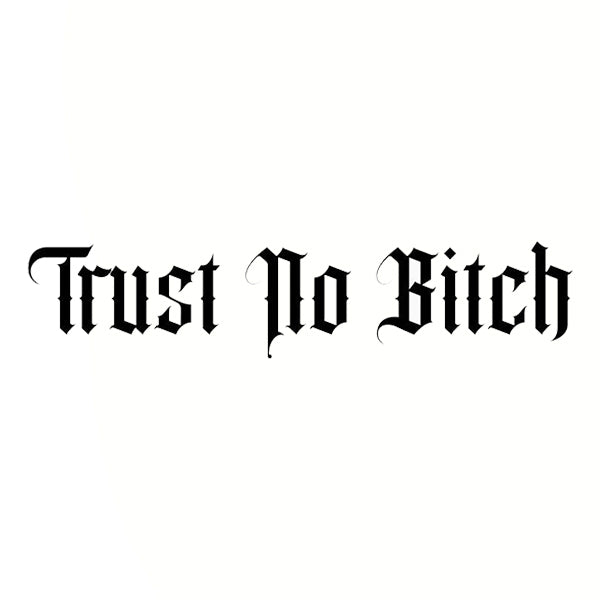 TRUST NO B*TCH - Iconic Stickers