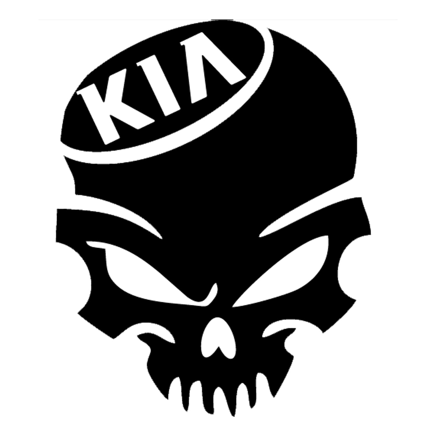 Sticker KIA Skull
